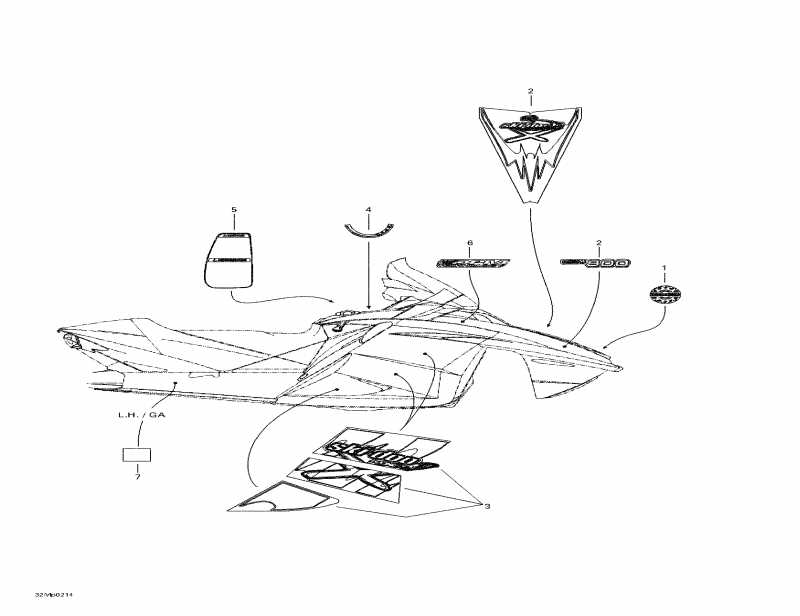 �������� BRP MX Z 800 Rev, 2002 ������ - Decals