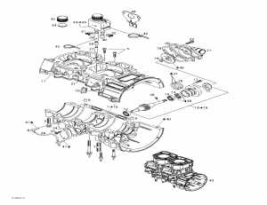 01-    (01- Crankcase, Water Pump)