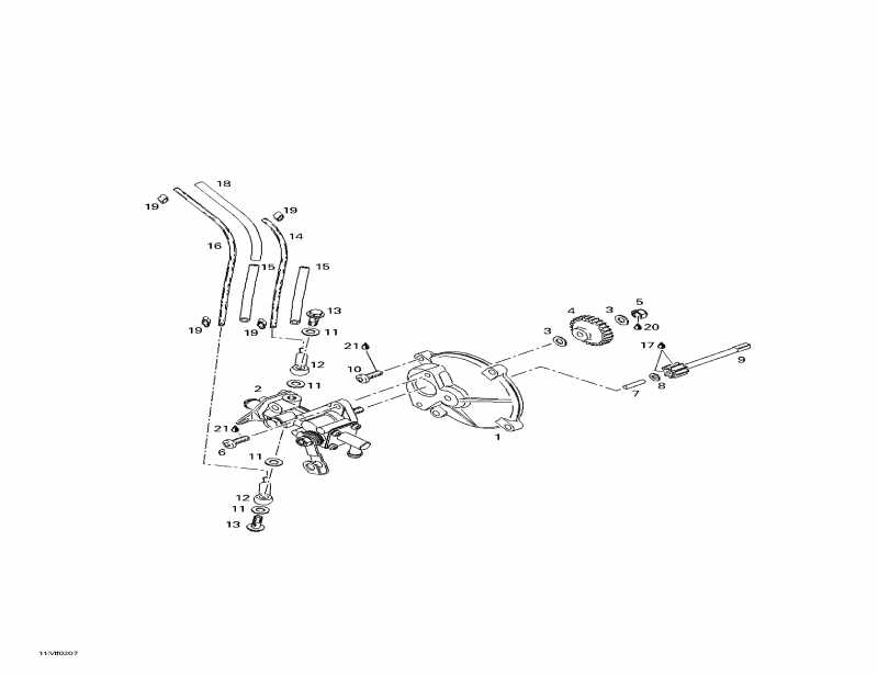  BRP SkiDoo Summit 500 F, 2002 - Oil Injection System