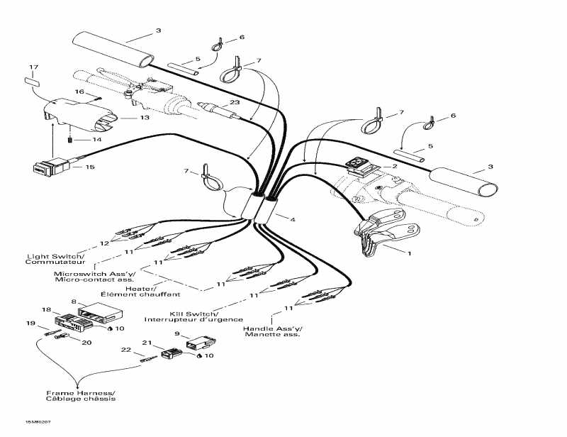 BRP Summit 500 F, 2002 - Steering System