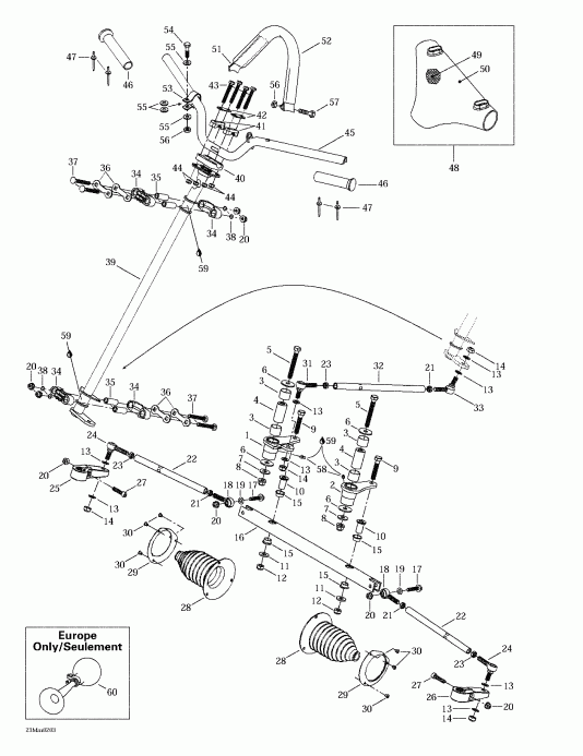 �������� Skidoo Summit 600/700/800, 2002 - ������� ������� System
