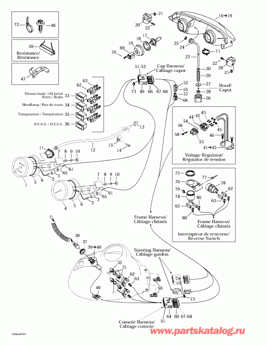 ski-doo Summit 600/700/800, 2002  - Electrical System