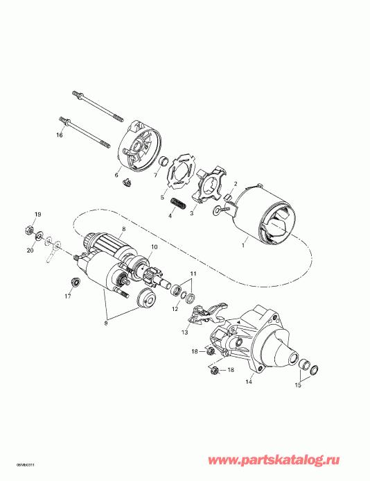 �������� Ski Doo ������ Grand Touring 380 F/550 F, 2003 - ��������������