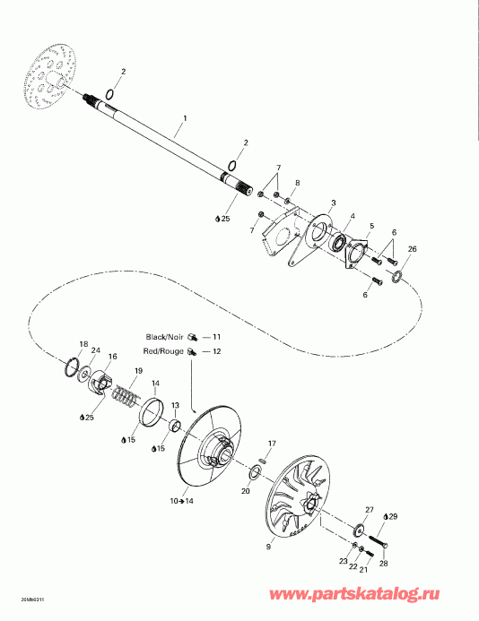 �������� Skidoo ������ Grand Touring 380 F/550 F, 2003 - ������� ����