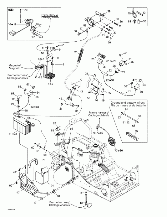  Grand Touring 500/600/700, 2003 - Battery