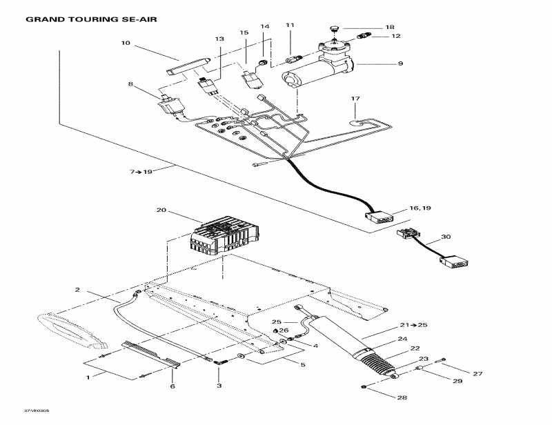   Grand Touring SE 800 SDI, 2003 - Air Shock And Compressor, Grand Touring (se-air)