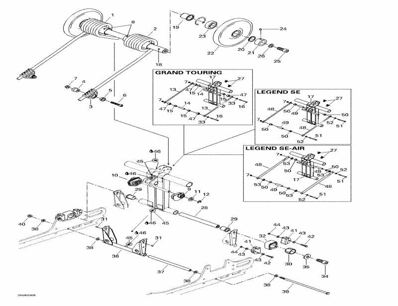 ��������  ������ Grand Touring SE 800 SDI, 2003 - Rear �����