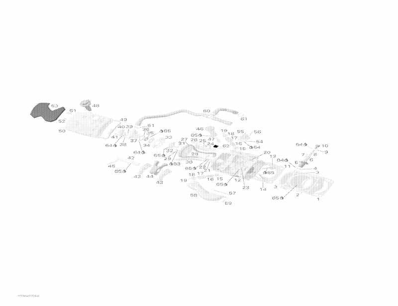 �������� ski-doo ������ Grand Touring V-1000, 2003 - �������, Front Side ������� ����� ��������