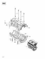 01-   (552) (01- Crankcase (552))