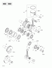 01- �������� � ������ (493) (01- Crankshaft And Pistons (493))