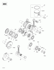 01- �������� � ������ (693) (01- Crankshaft And Pistons (693))