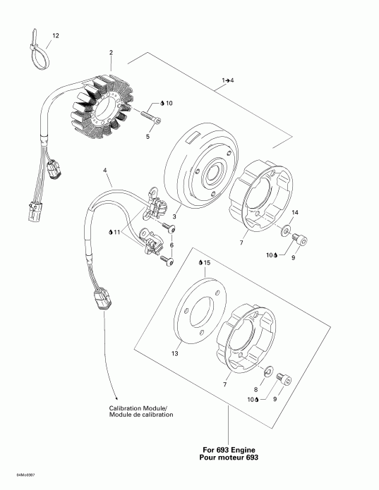   Legend 500/600/700, 2003 -  (12v, 360w)