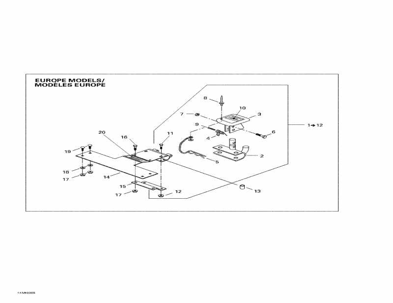 �������� Skidoo ����������� Legend SE 800 SDI, 2003 - Hitch (������)