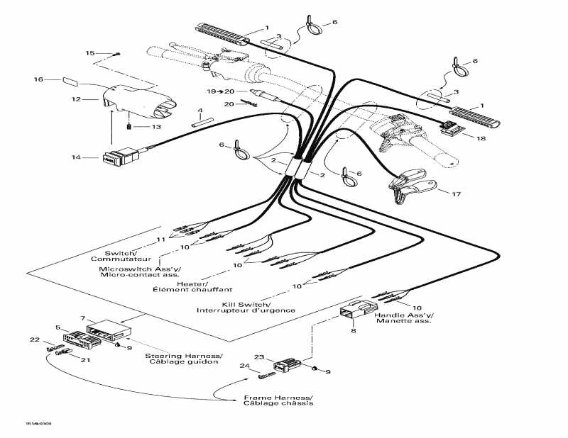  Skidoo Mach Z, 2003 - Steering System