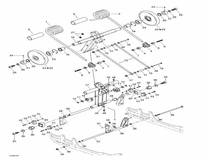 �������� Skidoo Mach Z, 2003 - Rear Arm