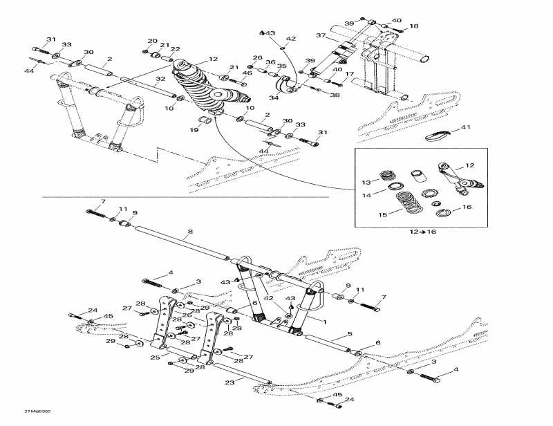 Skidoo  MX Z X 440, 2003 - Front 