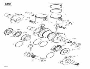 01-    (503) (01- Crankshaft And Pistons (503))