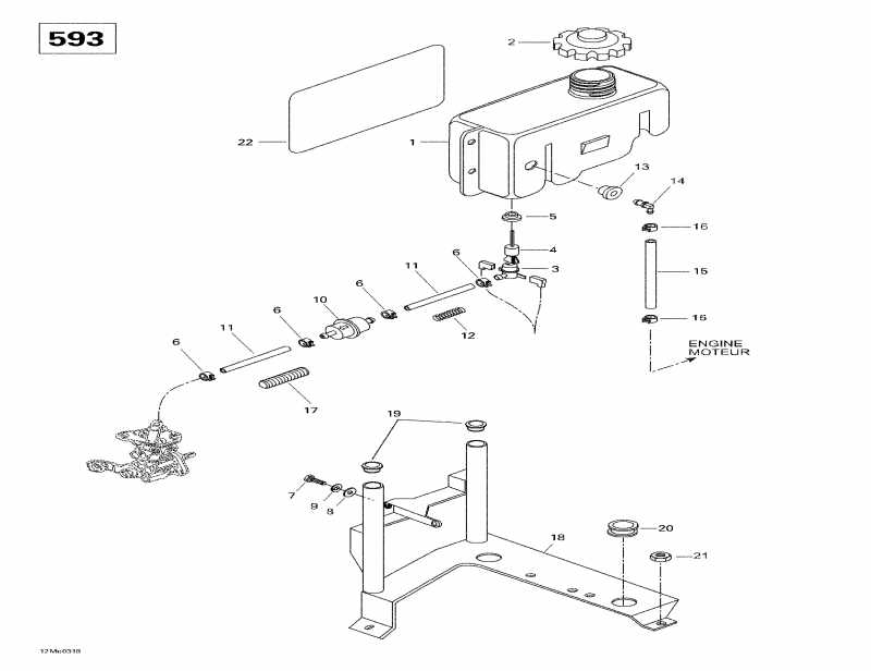  BRP - Oil Tank And Support (593)