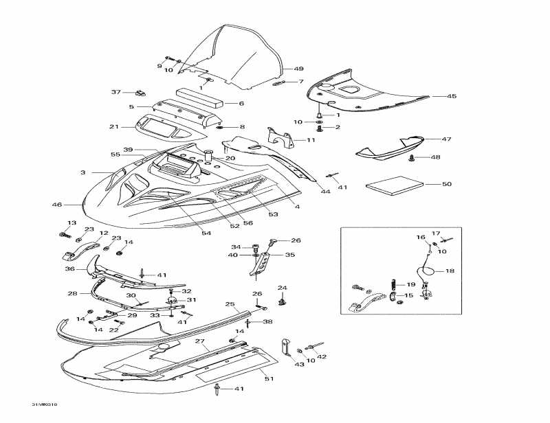  BRP  Skandic 600, 2003 - Cab, Console, Seat 2