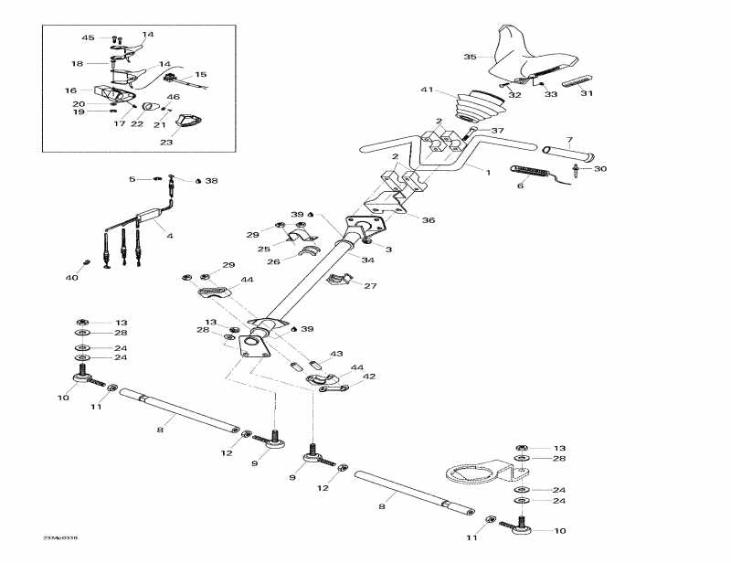 snowmobile - Steering System