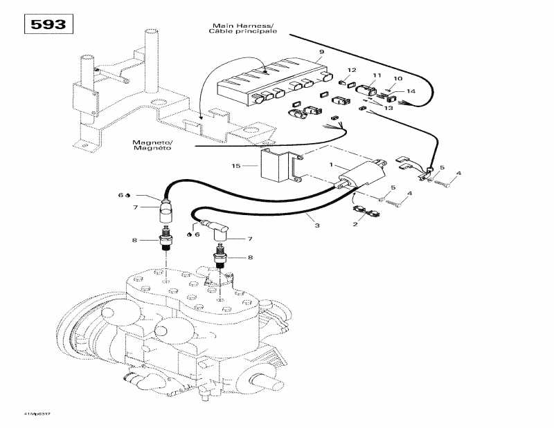 �������� Skidoo Skandic SUV 600, 2003 - Ignition