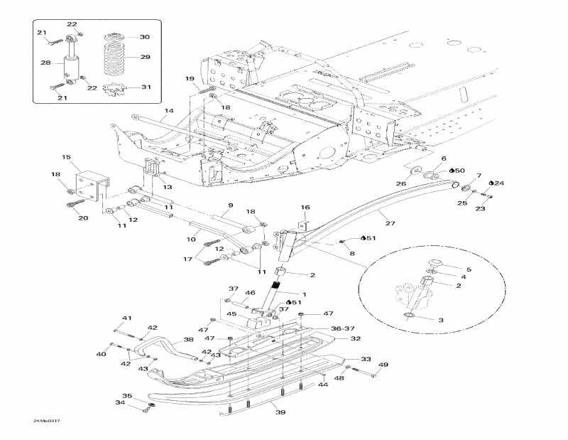 ski-doo - Front Suspension And Ski