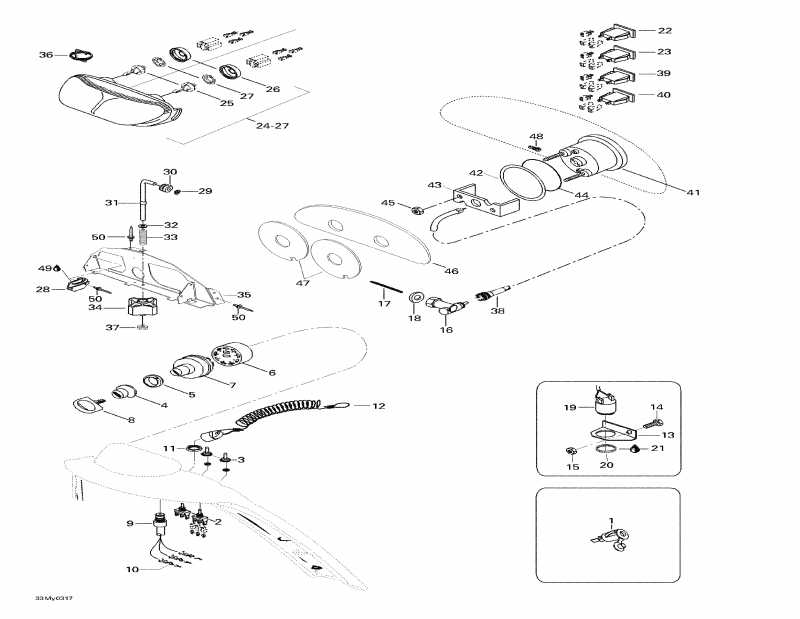 snowmobile Skidoo  Skandic SUV 600, 2003 - Electrical System