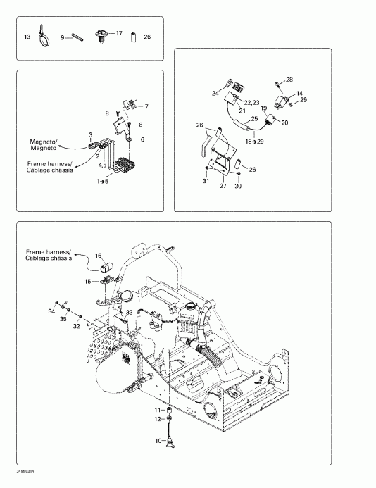 SKIDOO Summit 600 HO/700/800 HO, 2003 ������ - Battery