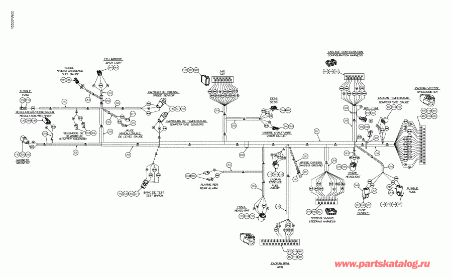   Summit X 800 HO, 2003  - Frame Harness