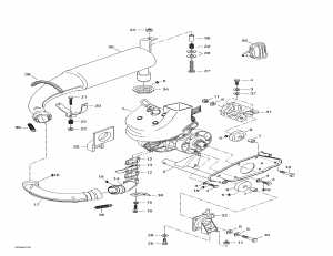 01-  Sport  Muffler (01- Engine Support And Muffler)