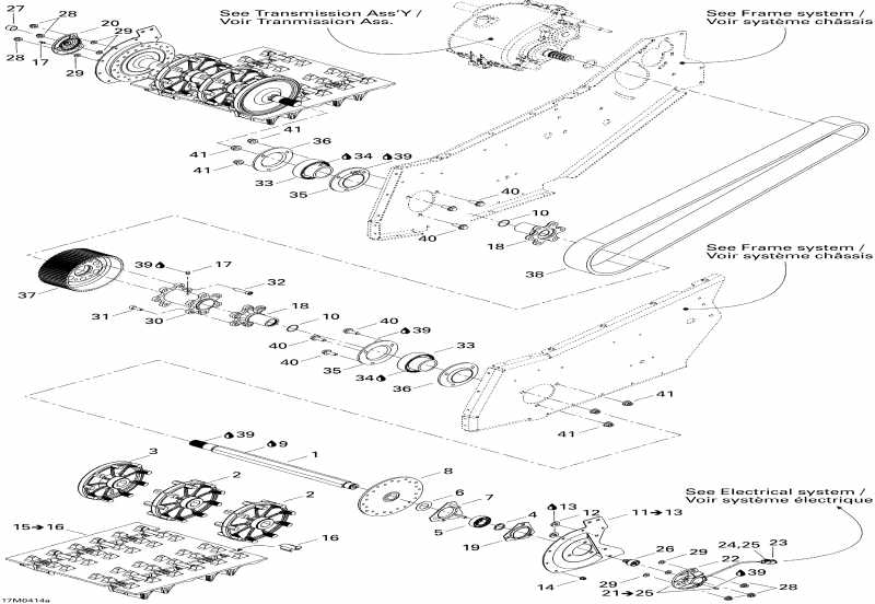 snowmobile Skidoo - Drive System 1