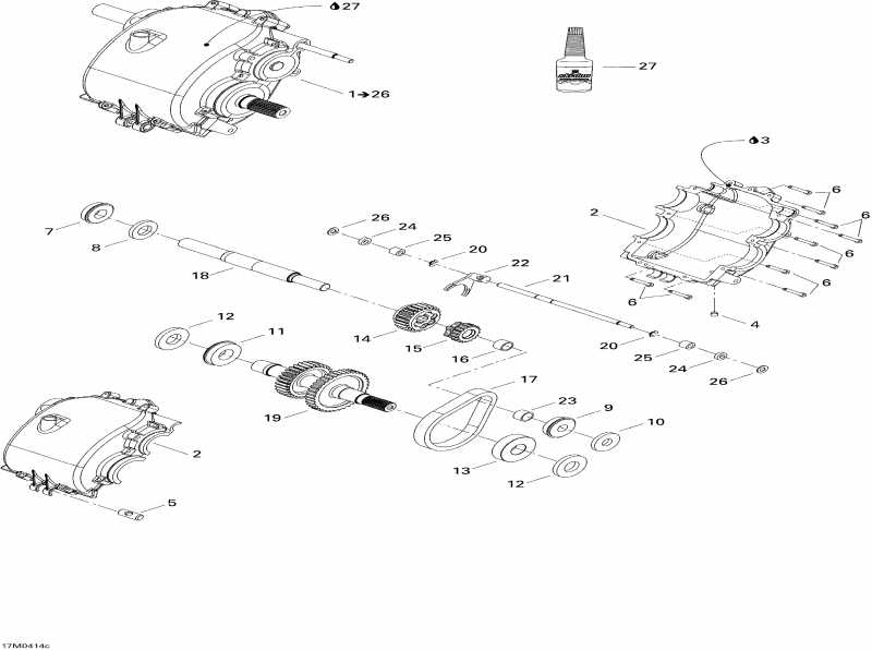 Elite 1500 1st Edition, 2004 ������ - Transmission Assy