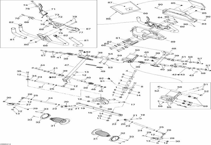 snowmobile Skidoo  Elite 1500 1st Edition, 2004 -   System