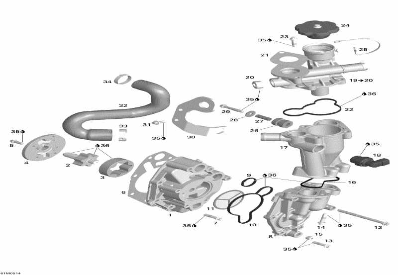 snowmobile BRP - Oil Separator