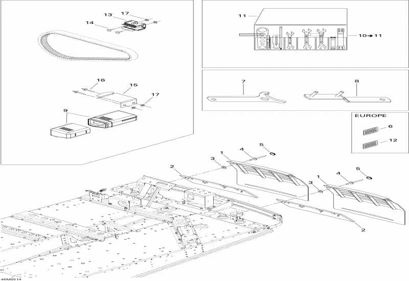 Ski Doo Elite 1500 2nd Edition, 2004  - Utilities