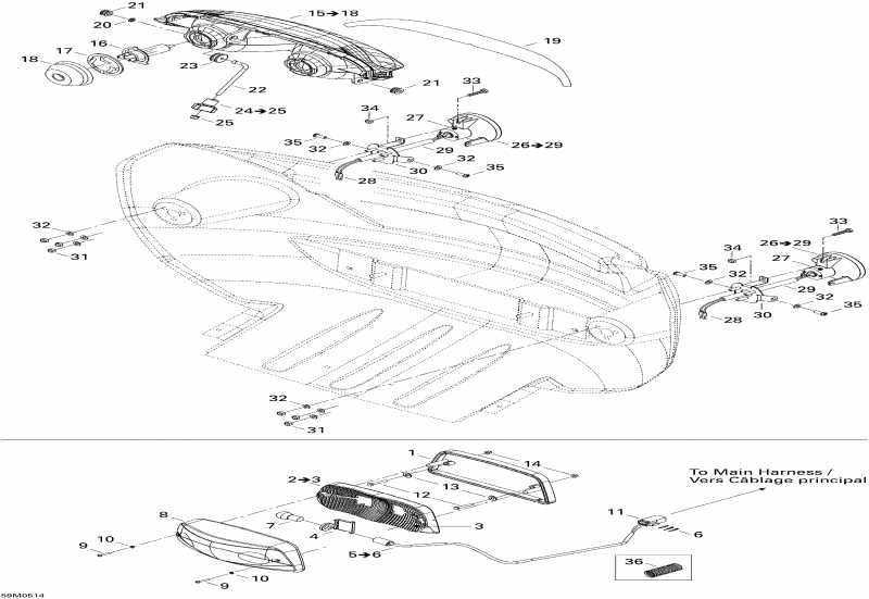 BRP SkiDoo Elite 1500 2nd Edition, 2004 - Vehicle Lighting System