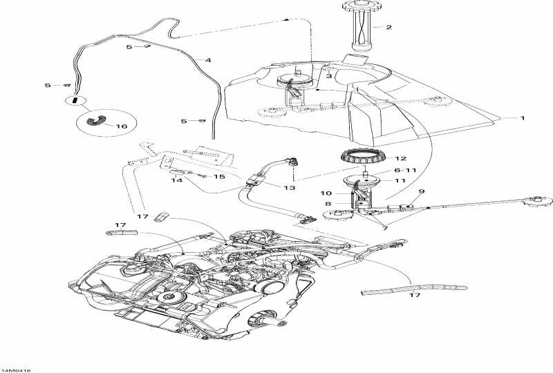 Skidoo Expedition 4-TEC, 2004  - Fuel System