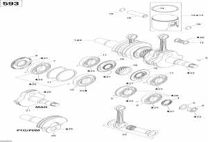 01-    (593) (01- Crankshaft And Pistons (593))