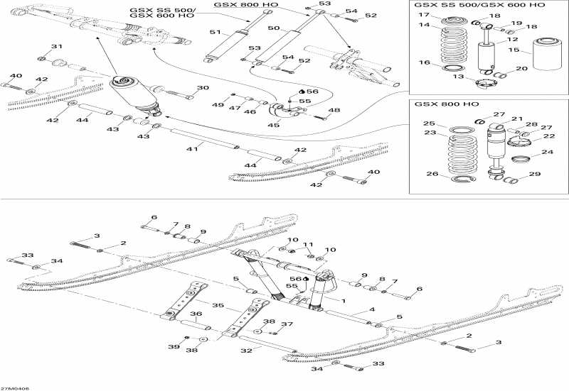  SkiDoo  GSX 500SS, 2004 - Front Arm
