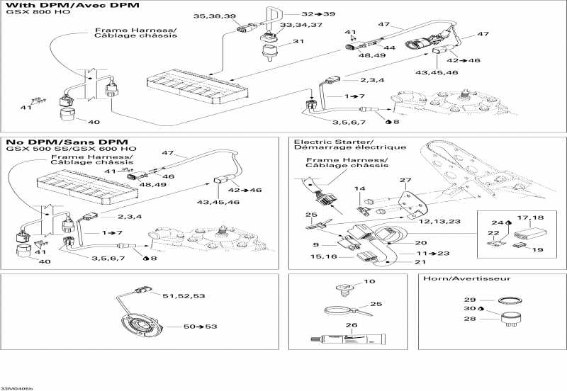 snowmobile BRP SkiDoo  GSX 500SS, 2004 - Electrical System 2