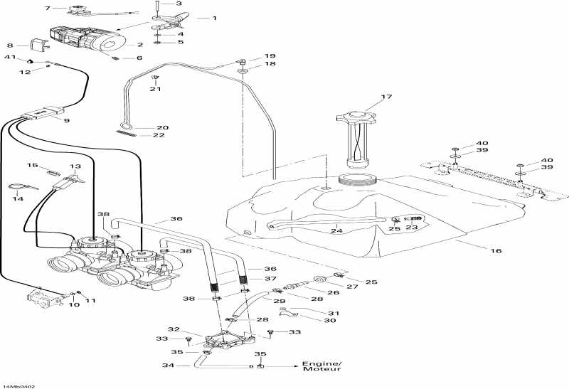  SkiDoo - Fuel System (380f)