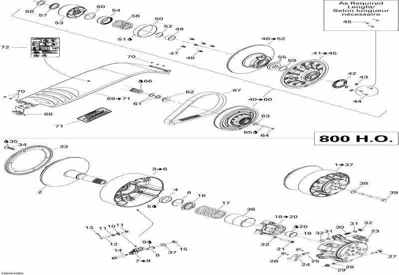 �������� Skidoo Legend 800 SDI, 2004 ������ - ���� System (800)