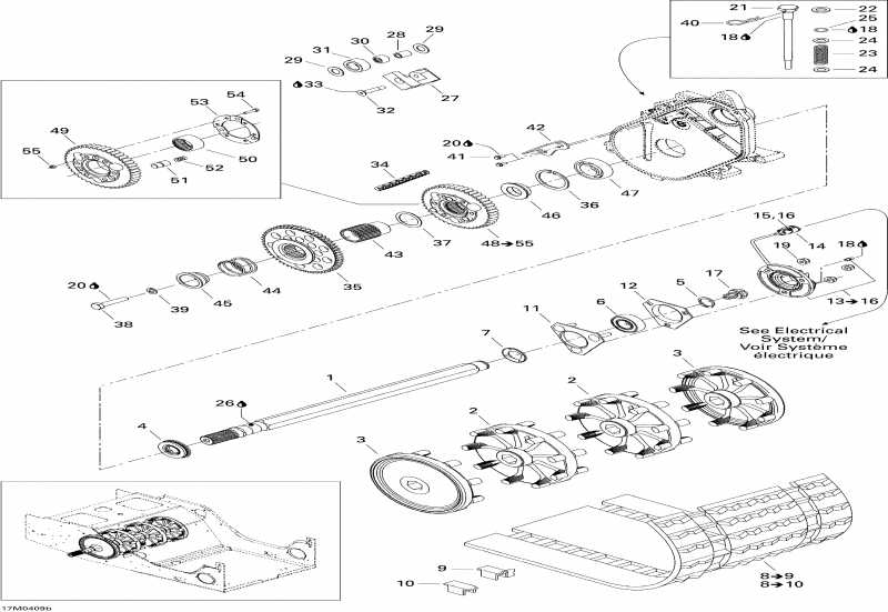 snowmobile  ����������� Legend V-1000, 2004 - Drive System 2