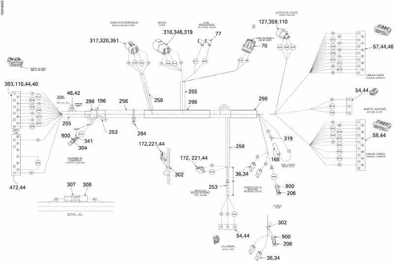 BRP SkiDoo MX Z 380F, 2004  - Frame Harness