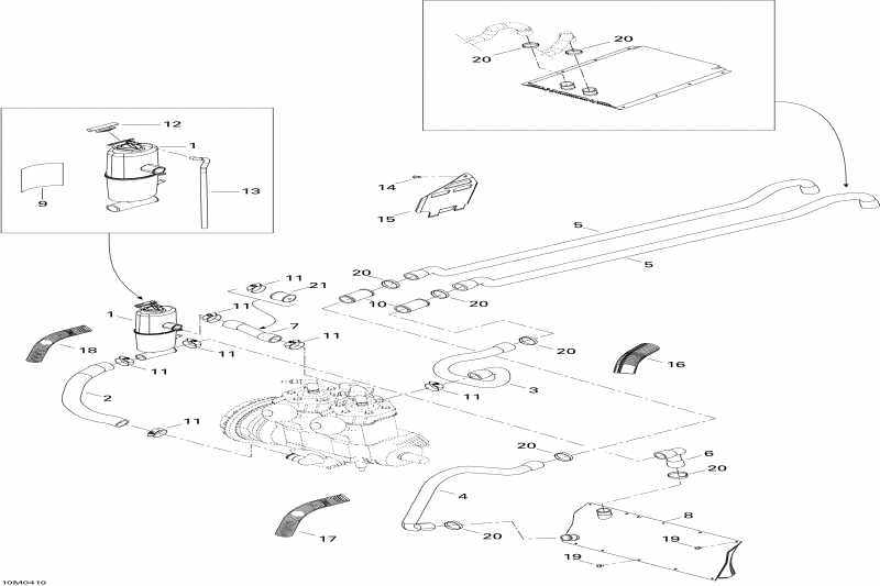 MX Z X 440 Racing, 2004  - Cooling System