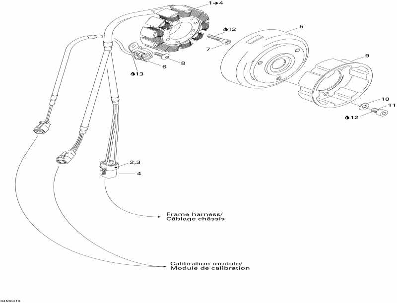 �������� ski-doo ����������� MX Z X 440 Racing, 2004 - Magneto