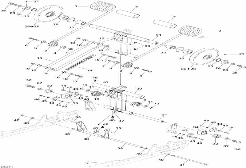 ��������  MX Z X 440 Racing, 2004 - Rear Arm
