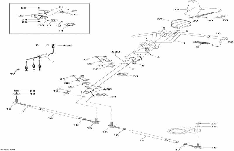   Skandic LT 440F, 2004 - Steering System