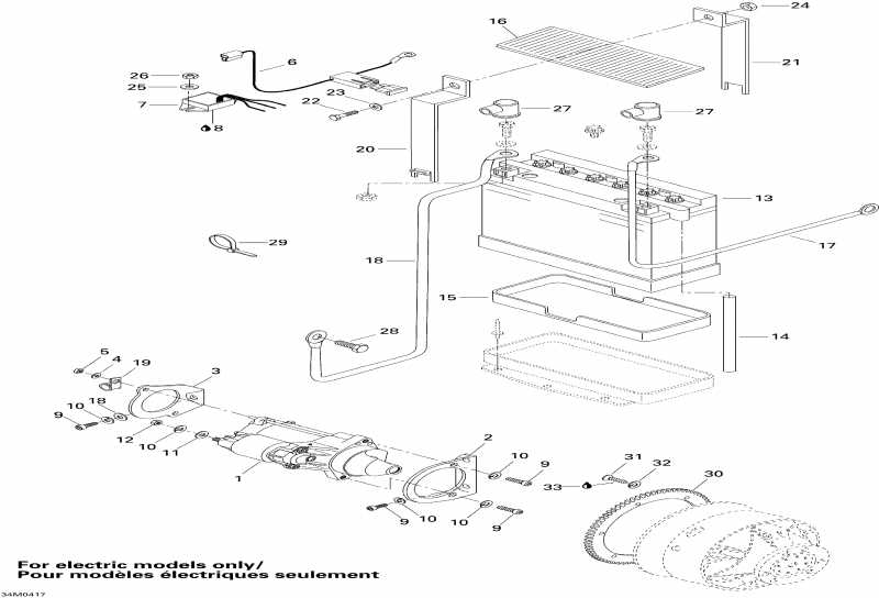 �������� BRP SkiDoo Skandic LT 440F, 2004 ������ - Battery And Accessories