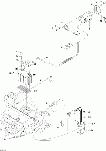Ski-doo Skandic WT/SWT 550F , 2004 - Electrical System (550f)